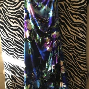 Muse floral print short ruffled dress Sz 12